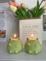 Cute Frog Candle